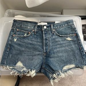 Denim forum ex boyfriend jean shorts